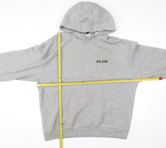 883 Police Men's Grey Pullover Hoodie Size 2XL Logo Print