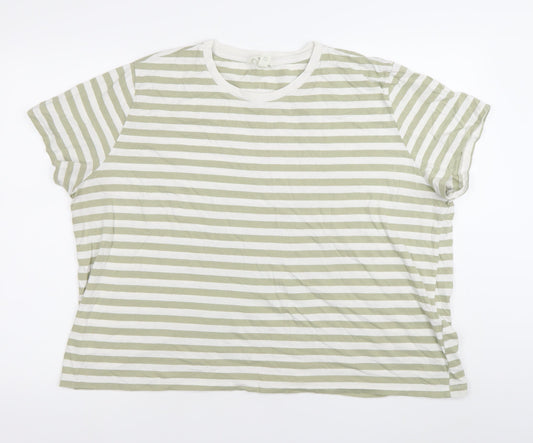 Womens UK Size 18 H&M Multicoloured Basic T-Shirt
