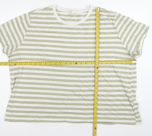 Womens UK Size 18 H&M Multicoloured Basic T-Shirt