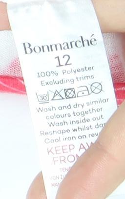 Bonmarche Womens Multicoloured Floral T-Shirt Size 12 Short Sleeve