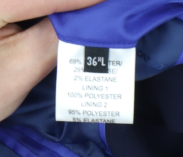 Mens UK Size 36 ONESIX5IVE Regular Blue Suit Jacket