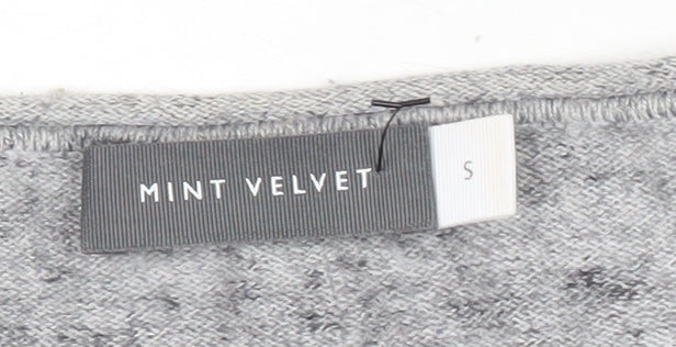Womens UK Size S Mint Velvet Grey Pullover Jumper