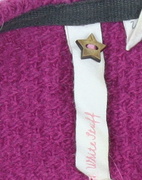 Womens UK Size 8 White Stuff Purple Cardigan Jumper