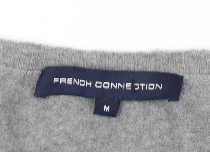 Womens UK Size M French Connection Grey Pullover Jumper