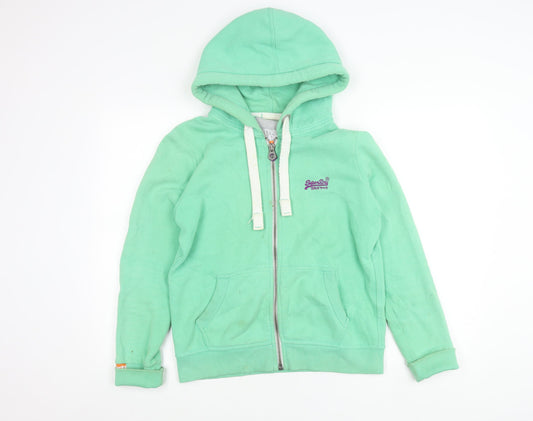 Womens UK Size M Superdry Green Basic Jacket