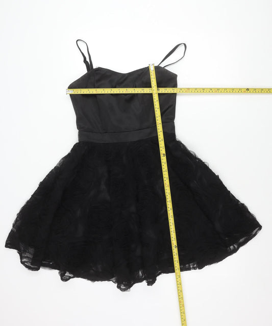 Be Beau Women’s Black Fit & Flare Party Dress Size 10