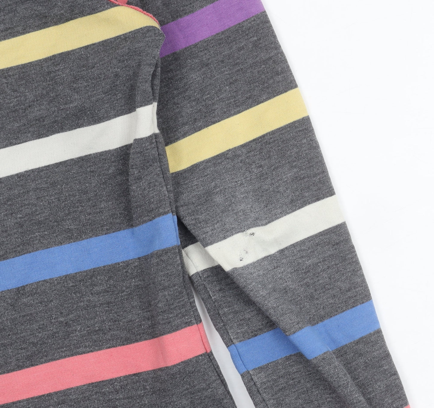 Animal Womens Multicoloured Striped Pullover Sweatshirt Size 10