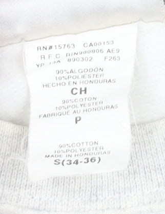 Additional view of Hanes unisex grey music graphic pullover sweatshirt, size S