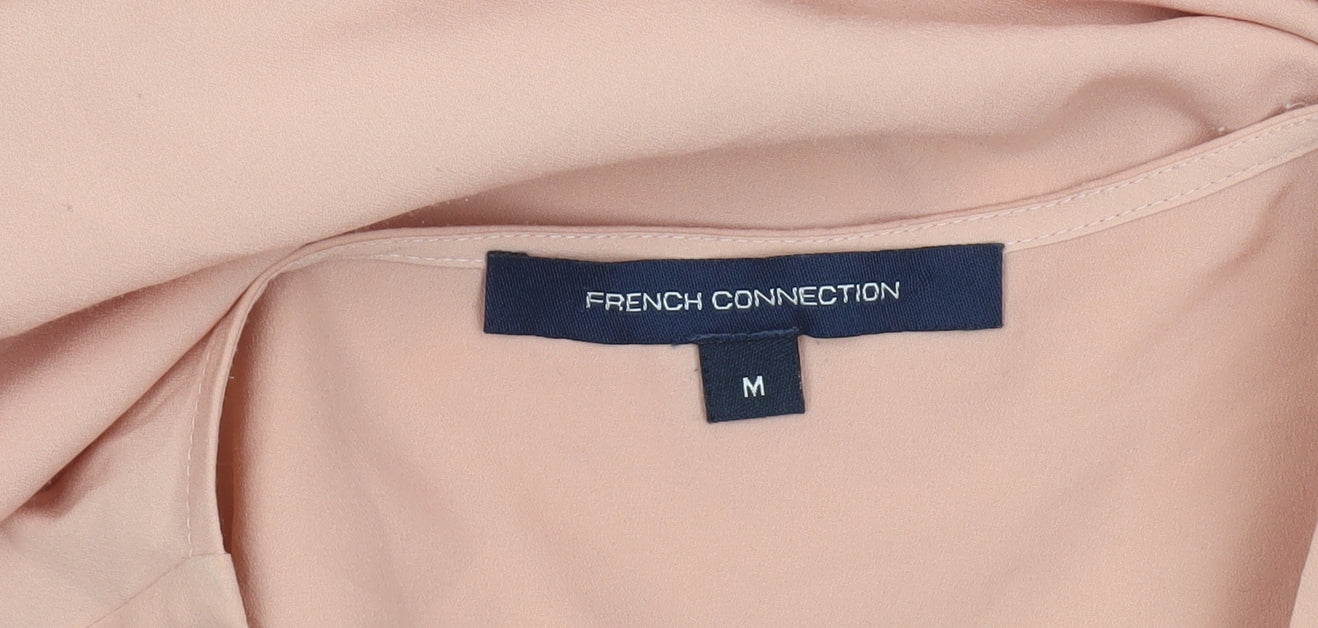 Womens UK Size M French Connection Beige Tunic Blouse