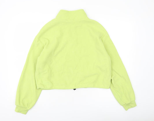 Womens UK Size M H&M Divided Green Pullover Sweatshirt