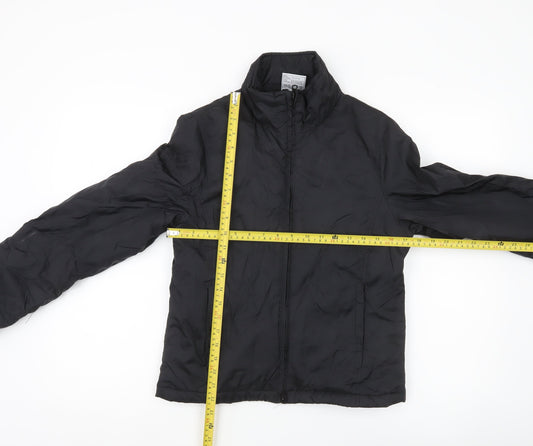B&C Women’s Black Nylon Full Zip Casual Jacket Size S