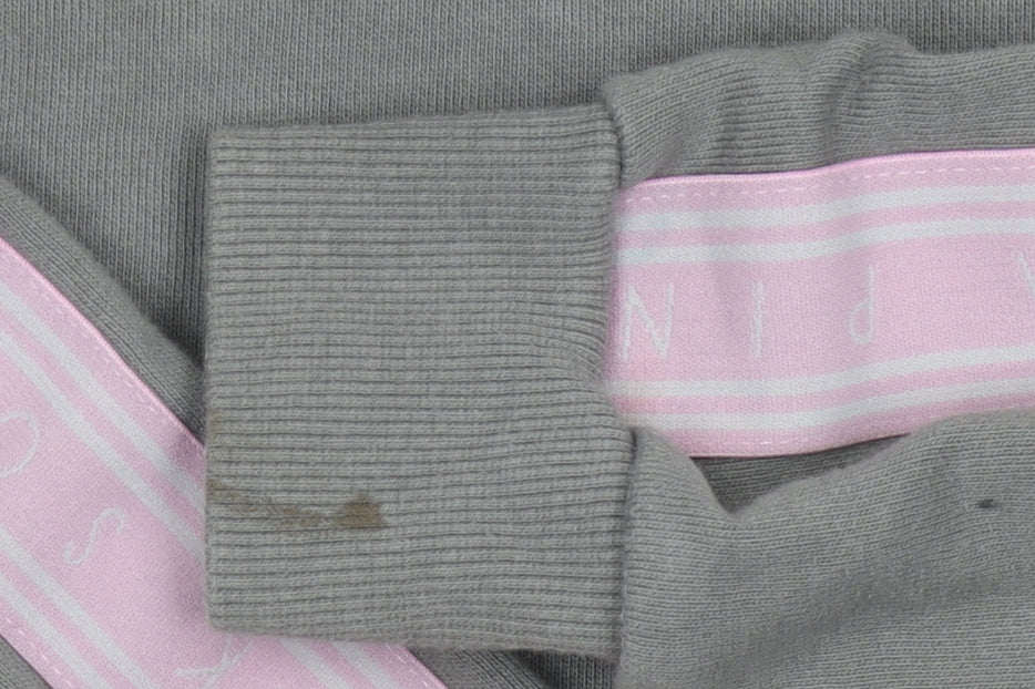 Pink Soda Women’s Grey Hoodie UK 8 Hooded Pullover Sweatshirt