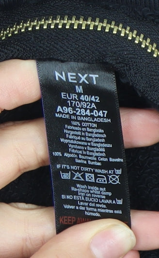 Womens UK Size 12 NEXT Black Pullover Sweatshirt