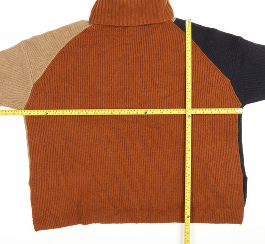 Womens UK Size L French Connection Multicoloured Pullover Jumper