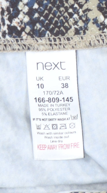 Next Women’s Multicoloured Animal Print A-Line Skirt Size 10