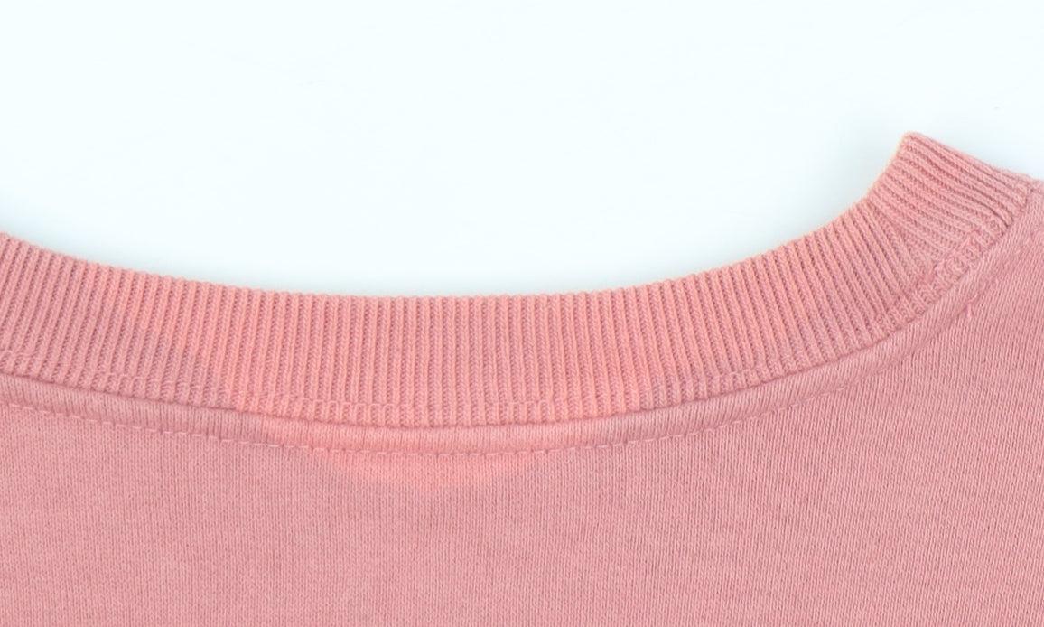 Womens UK Size XS Hollister Pink Pullover Sweatshirt