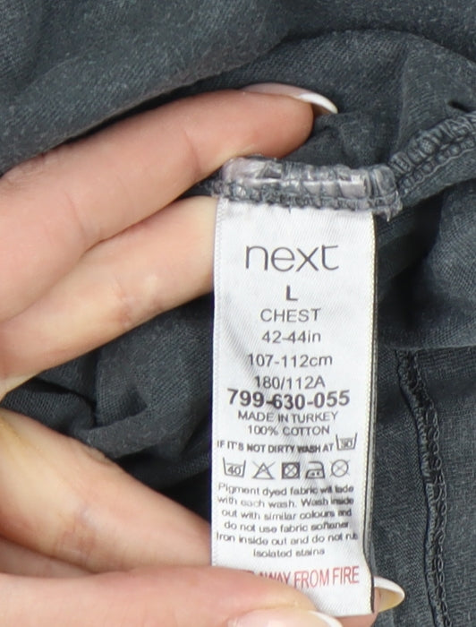 Mens UK Size L NEXT Grey T-Shirt