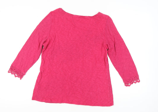 Womens UK Size 14 Marks and Spencer Pink Tunic Blouse