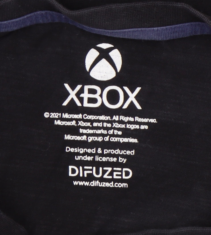 Tu Xbox Men's Black L Graphic Logo Short Sleeve Cotton T-Shirt