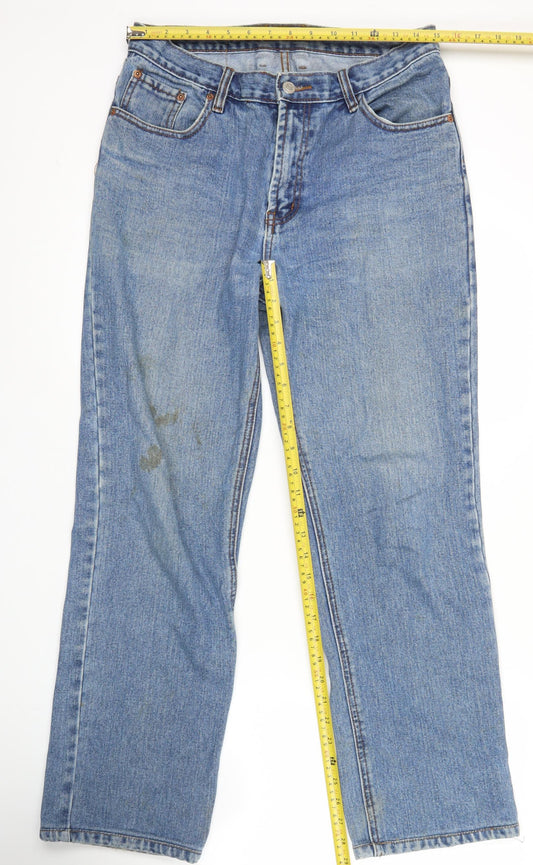Levi's 501 Men's Blue 32x32 Straight Leg Denim Jeans