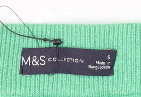 Marks and Spencer Women Green Midi Pencil Knit Skirt Size S