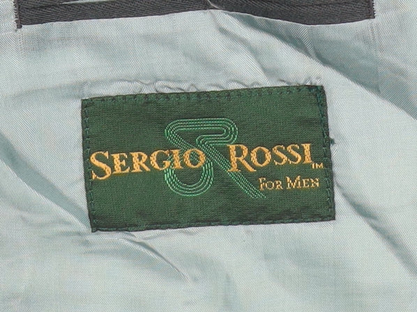 Mens UK Size 46 Sergio Rossi Regular Green Suit Jacket