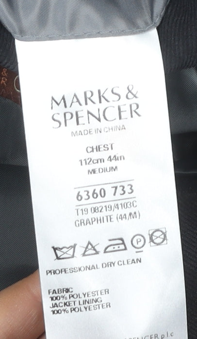 Mens UK Size 44 Marks and Spencer Regular Grey Suit Jacket