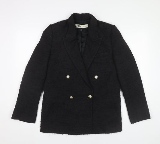Womens UK Size XS Zara Black Blazer