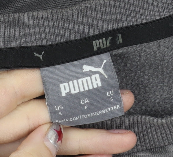 Mens UK Size S PUMA Grey Pullover Sweatshirt