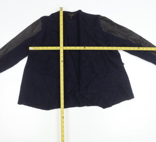 Womens UK Size 12 Ted Baker Blue Cardigan Jumper