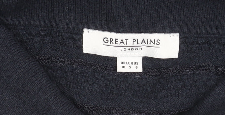 Womens UK Size 10 Great Plains Black Basic Polo