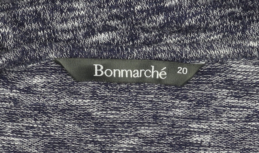 Womens UK Size 20 Bonmarché Blue Cardigan Jumper