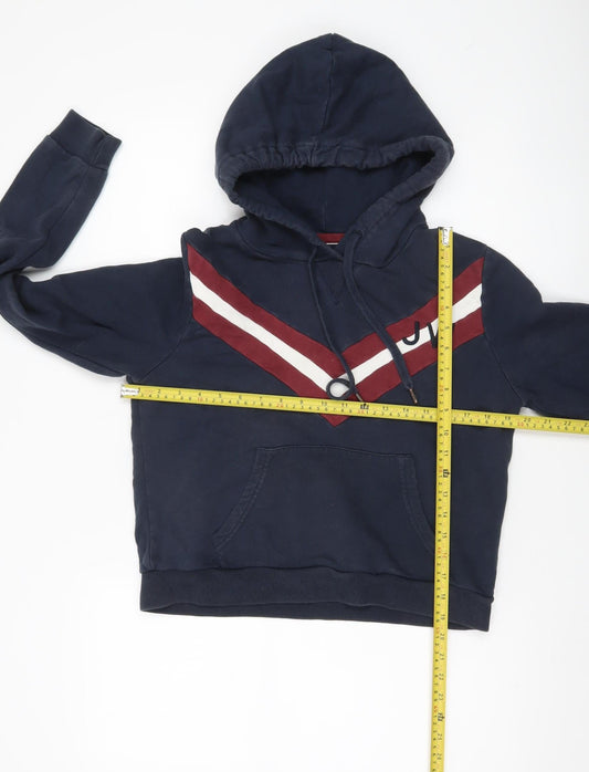 Womens UK Size 10 Jack Wills Blue Pullover Hoodie