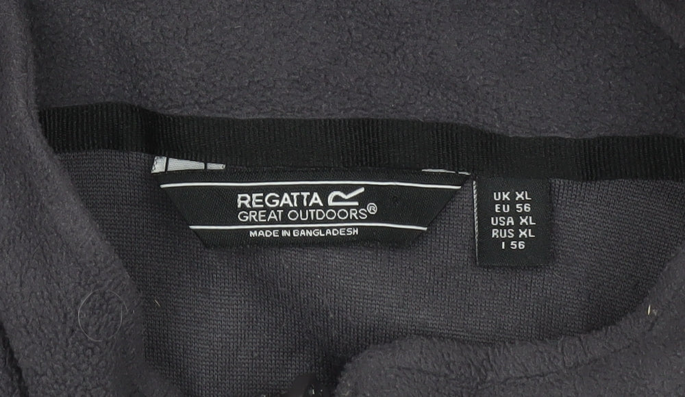 Mens UK Size XL Regatta Grey Henley Sweatshirt