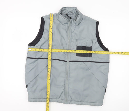 Mens UK Size 34 St Bernard Grey Bodywarmer