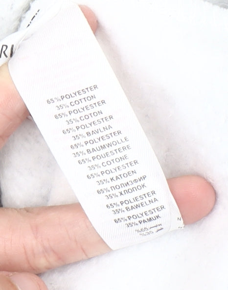 Apricot Men’s Black White Check Hooded Jacket L Flannel Full Zip