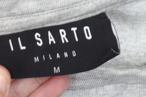 Il Sarto Men’s Grey Crew Neck Sweatshirt Size M Regular Fit