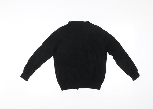 Womens UK Size 12 Zara Black Cardigan Jumper