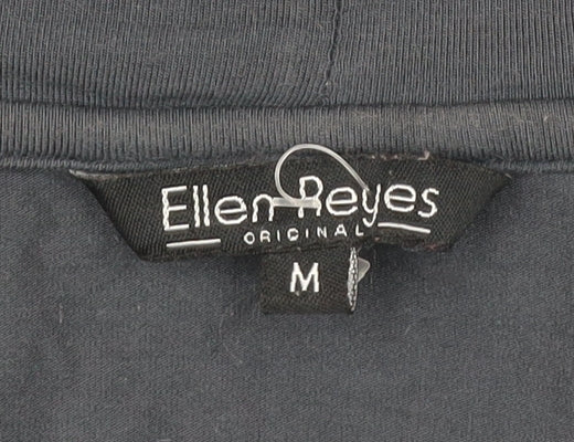 Womens UK Size M Ellen Reyes Black Cardigan Jumper