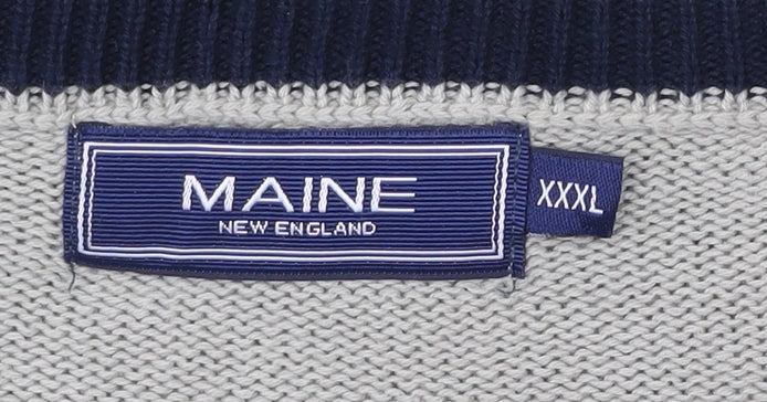 Additional view of Maine New England Men's Beige 3XL Cotton Crew Neck Jumper