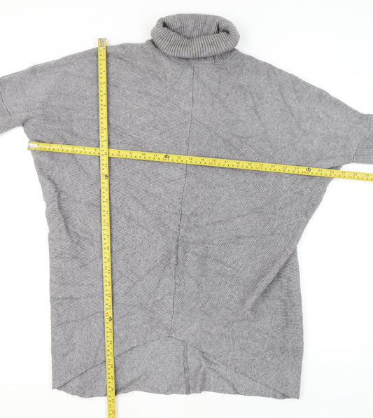 Womens UK Size One Size Blue Vanilla Grey Pullover Jumper
