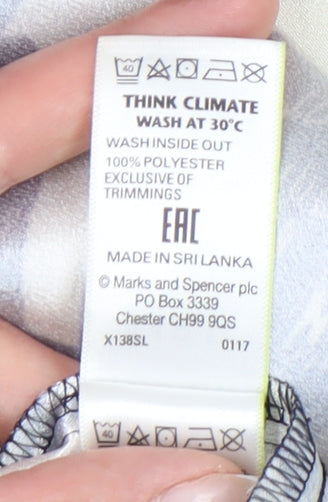 Marks and Spencer Womens Multicoloured A-Line Skirt Size 12