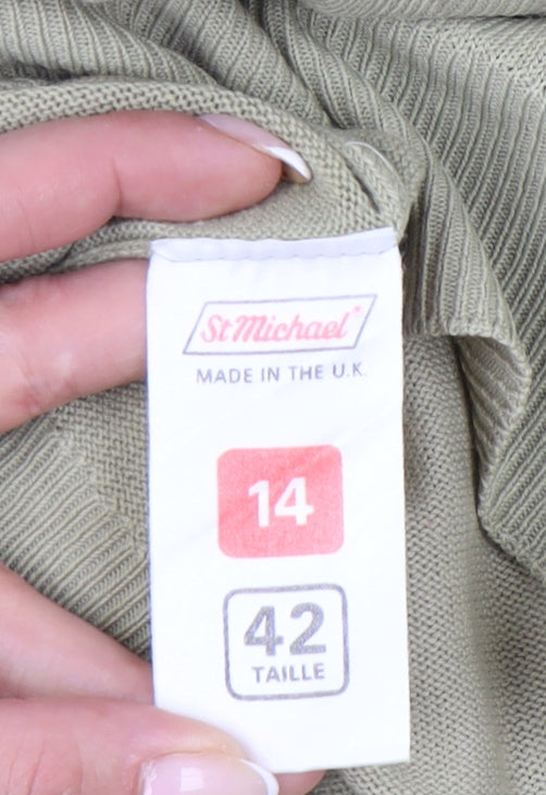 Womens UK Size 14 St Michael Beige Pullover Jumper