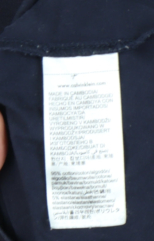 Mens UK Size XL Calvin Klein Jeans Blue T-Shirt