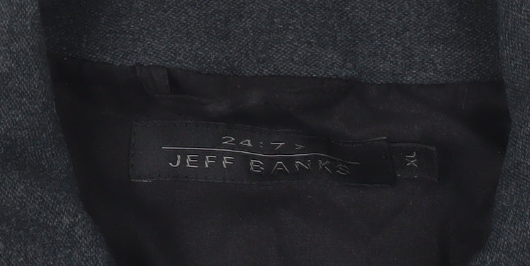 Mens UK Size XL Jeff Banks Black Basic Jacket