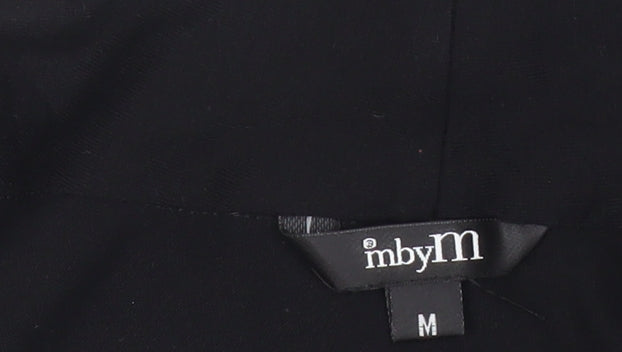 mbyM Womens Black Strapless Knee Length Dress Size M Party Cocktail
