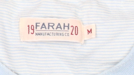 Mens UK Size M Farah Blue T-Shirt