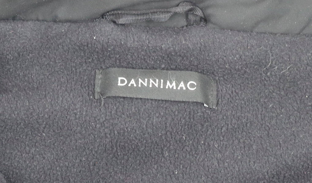 Mens UK Size S Dannimac Black Parka Coat