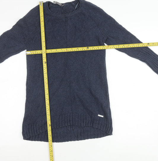 Womens UK Size XS Sweaty Betty Blue Pullover Jumper