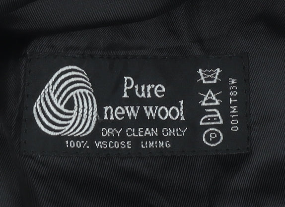 Mens UK Size 40 NEXT Regular Black Suit Jacket
